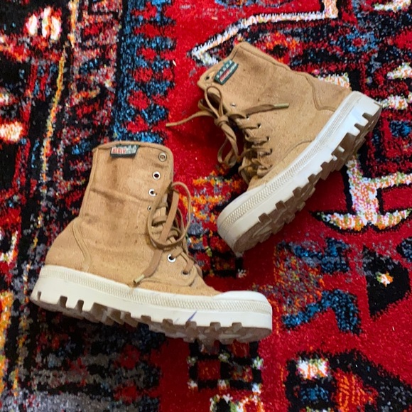 Sabra Shoes - LAST CALL🚀 Sabra Vegan Cloth Lace Up Combat Boots